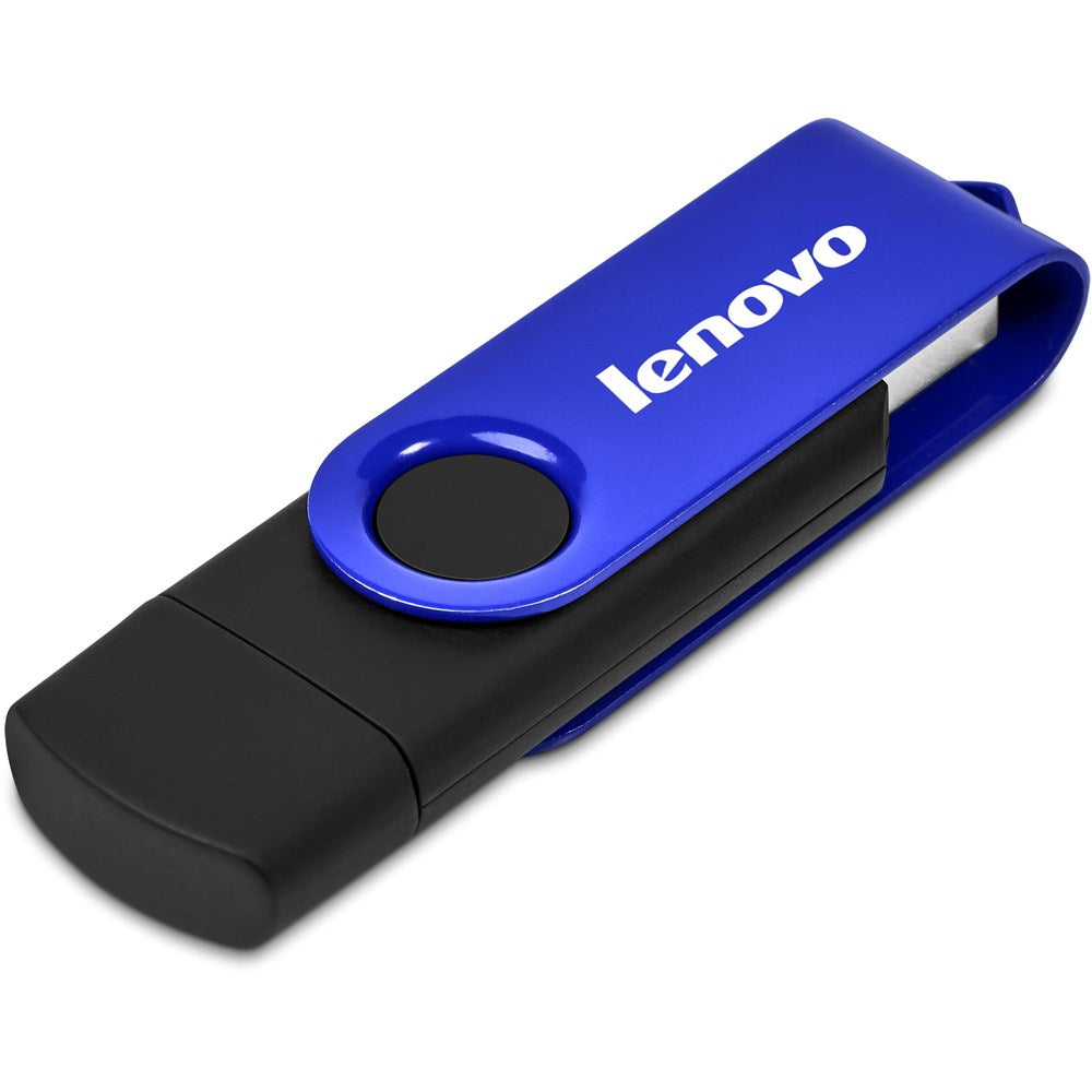 Shuffle Gyro Black Flash Drive – 8GB