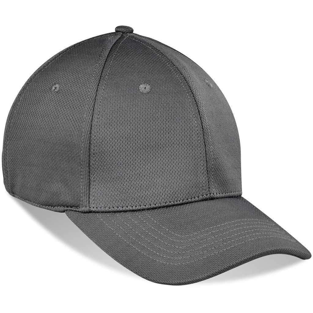 Ace 6 Panel Fitted Cap - Grey